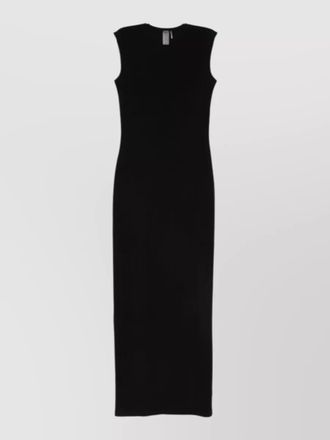 Norma Kamali long sleeveless dress crew neck