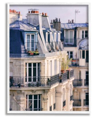 Stupell Industries Parisian Architecture Buildings Framed Giclee Wall Art By Carina Okula