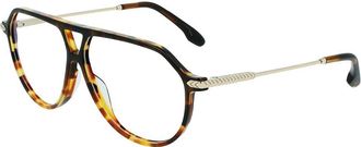 Victoria Beckham Brown Acetate Glasses Womens (Frames)