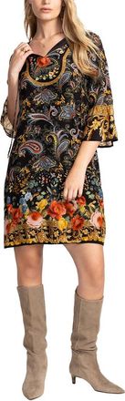 Johnny Was Petite Sofiya Silk Dress