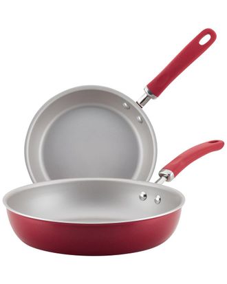Rachael Ray Create Delicious Aluminum Nonstick Skillet Twin Pack