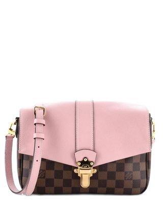 Louis Vuitton Clapton Handbag Damier and Leather PM crossbody bag - Brown