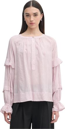 Mos Mosh MOS Mosh, Dames, Blouses & Shirts, Roze, Maat: XS Viscose