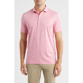 Johnnie-O Huron PREP-FORMANCE Polo in Pink Lemonade at Nordstrom, Size Xx-Large