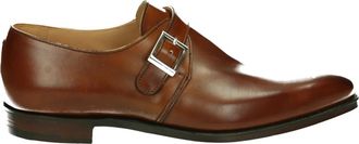 Crockett & Jones Elegante Monkton Business Schoenen in Cognac - Heren - Nette schoenen - Bruin - 46 1/2 EU - Leer - Schoenen