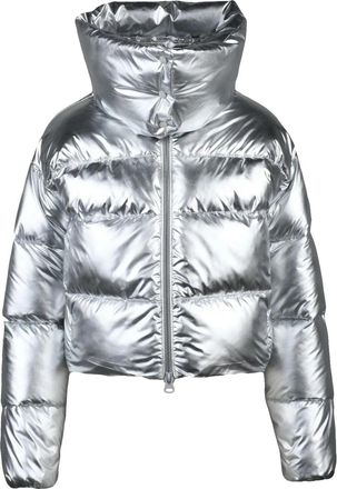Save The Duck Silver Polyester Down Jacket