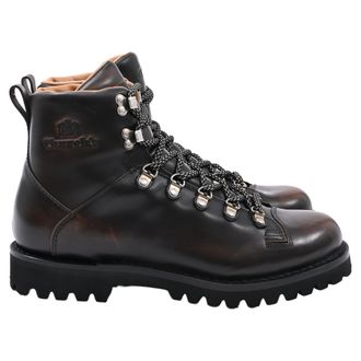 Churchs Edelweiss Lace-Up Boots in Brown Leather