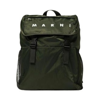 Marni Backpacks, unisex, Green, ONE SIZE, Casual Backpack