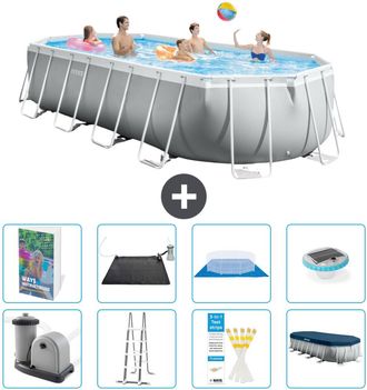 Intex Piscina Prism Frame Oval - 610x305x122 Cm - 9-piezas S598