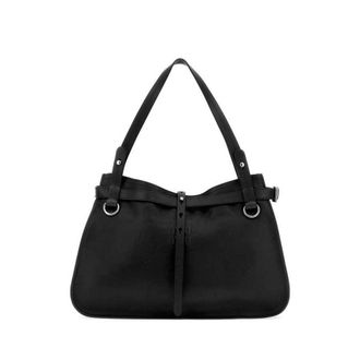 Miu Miu Black Leather Shopping Bag Nero Borse A Mano