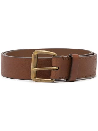 Polo Ralph Lauren Cintura con fibbia quadrata - Marrone