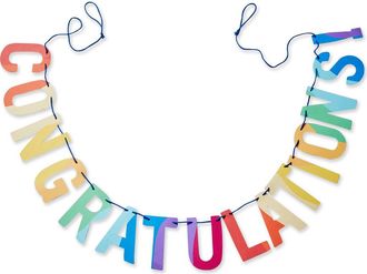Tag Congratulations Banner Multi Paper Everyday in Blue at Nordstrom