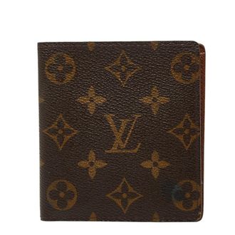 Louis Vuitton Brown Pvc Leather Bill Wallet (Bi-Fold) (Pre-Owned)