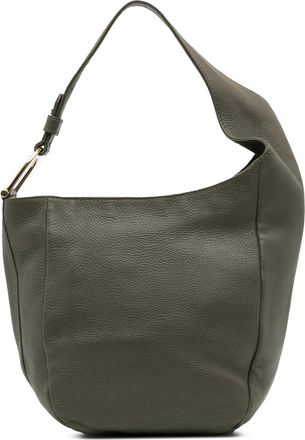 Gucci Pre-owned Womens Hobo Bag Shoulder - Grey Leather - One Size