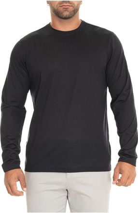 Gran Sasso Lange mouw wol T-shirt - Heren - Longsleeves - Blauw - 3XL - Wol - Tops