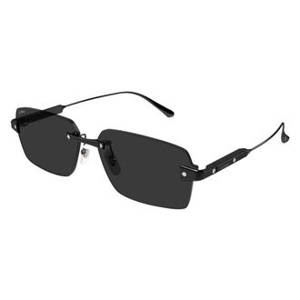 Cartier Ct0652S Zonnebril - unisex - Accessoires - Zwart - Maat: 63 MM