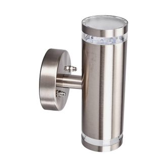 Lindby Lindby - L&aacute;mpara De Pared Led Exterior tiberius En Gris Acero