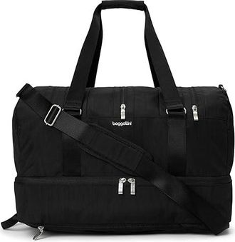 Baggallini Multizip Convertible Duffel Tote Handbags Black, Nylon