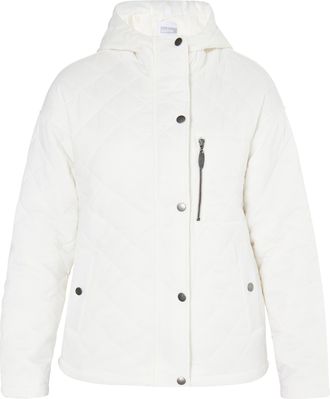 Usha licht gewatteerd jack Dames wolwit