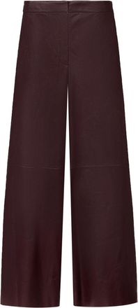 Fabiana Filippi Pantaloni in pelle - Rosso