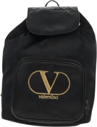 Valentino Pre-owned Backpacks, female, Black, Size: ONE SIZE Pre-owned Backpack