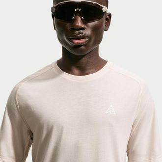 Nike Mens Nike ACG Solar Chase Dri-FIT ADV Trail Running Top in Brown | IO9677-104