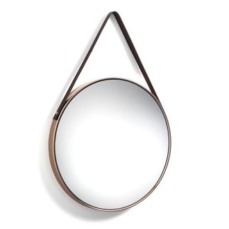 Oresteluchetta Espejo de pared redondo de acero cobre &oslash;42,5 cm