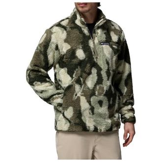 Columbia Rugged Ridge High Pile Half Zip Fleecepullover f&uuml;r Herren | oliv