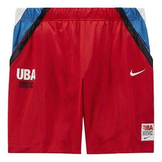 Nike Mesh Shorts Contrasting Colors Alphabet Printing Sports Basketball Asia Edition Red CZ4700-611