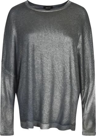 Avant Toi Stijlvolle Truien Collectie - Dames - Ronde hals truien - Grijs - S - Truien & Vesten