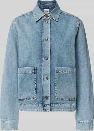 Emily van den Bergh Jeansjacke mit aufgesetzten Taschen in Hellblau, Gr&ouml;&szlig;e 36