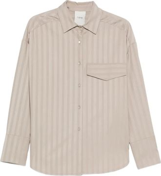 Rame Camicia a righe - Toni neutri