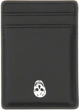 Alexander McQueen Magnetic Card Holder skull