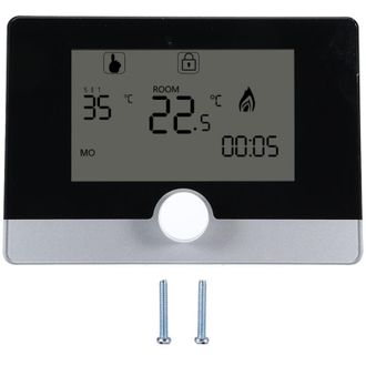 OEM Termostato Programable Mural Crezuo Blanco Para Control De Temperatura En Sistemas De Calefacci&oacute;n Por Caldera