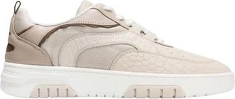 STREIM Primo Basket Croc - Heren - Sneakers - Beige - 45 EU - Leer - Schoenen