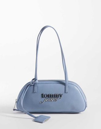 Tommy Jeans Borsa da spalla appariscente azzurra-Blu