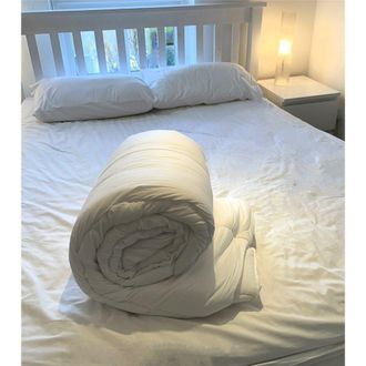 Clifton Premium Bounce Back Duvet - 13.5 Tog in White | Size: Super King