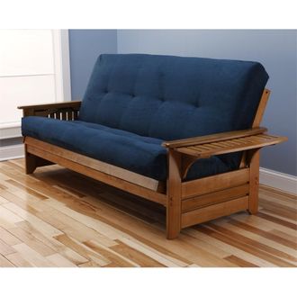 Kodiak Phoenix Frame-Barbados Finish-Suede Navy Mattress