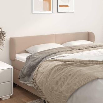 vidaXL Cabecero De Cuero Sint&eacute;tico Color Capuchino 183x23x78/88 Cm Vidaxl