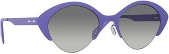 Italia Independent II 0505 014.000 Womens Sunglasses Purple Size 51