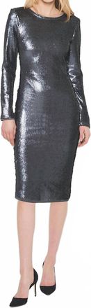 AS by DF Lullaby Sequin Dress In Grey