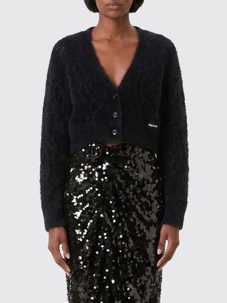 Rotate Cardigan Rotate in misto lana con intarsio a rombi