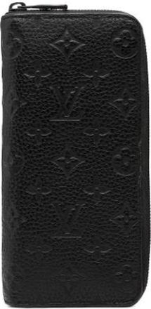 Louis Vuitton Pre-owned Wallets, female, Black, Size: ONE SIZE Pre-owned Leather Wallet
