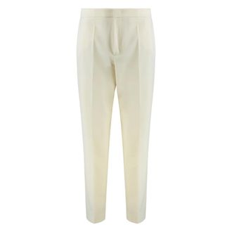 Fabiana Filippi Slim-fit Trousers, female, White, S, Montefalco Techno Tailoring Trousers