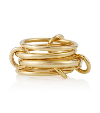 Spinelli Kilcollin Aquarius 18kt gold linked rings