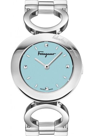 Ferragamo Womens SFYA01524 Ladies Gancino Watch - Silver - One Size