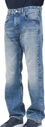 Tommy Jeans Blue Regular Fit Five-Pocket Cotton Jeans