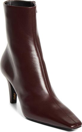 Saint Laurent Jill Bootie in Marron Glace at Nordstrom, Size 8.5Us