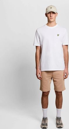 Lyle & Scott Lyle And Scott Mens Cotton Sweat Shorts - Tan - Size: 29/28/32