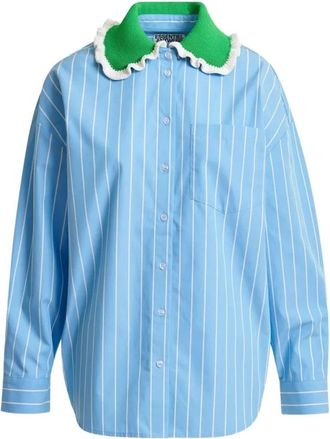 Essentiel Dames, Blouses & Shirts, Blauw, Maat: XS